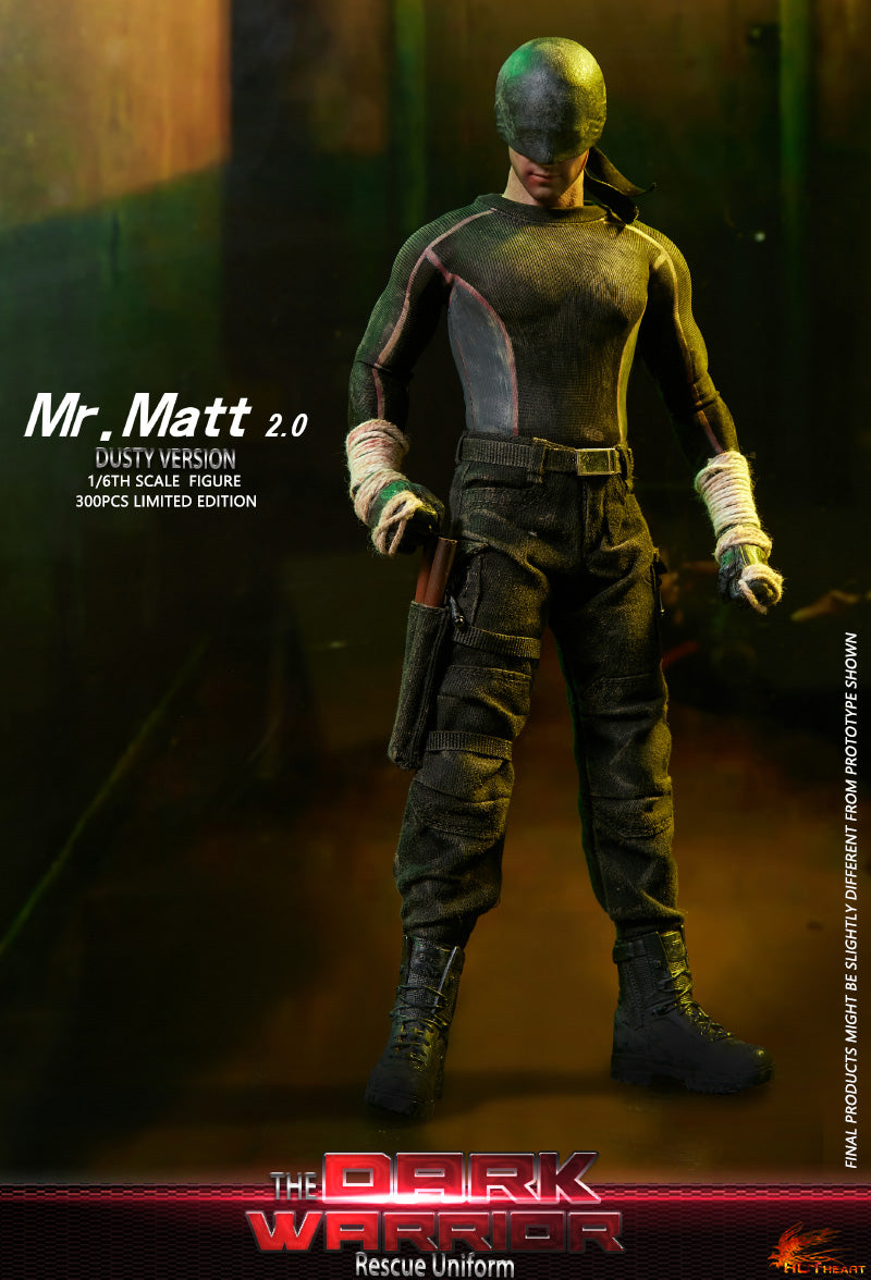 Hot Heart The Dark Warrior – Rescue Uniform (Dusty Version) 1:6 Scale Collectible Figure