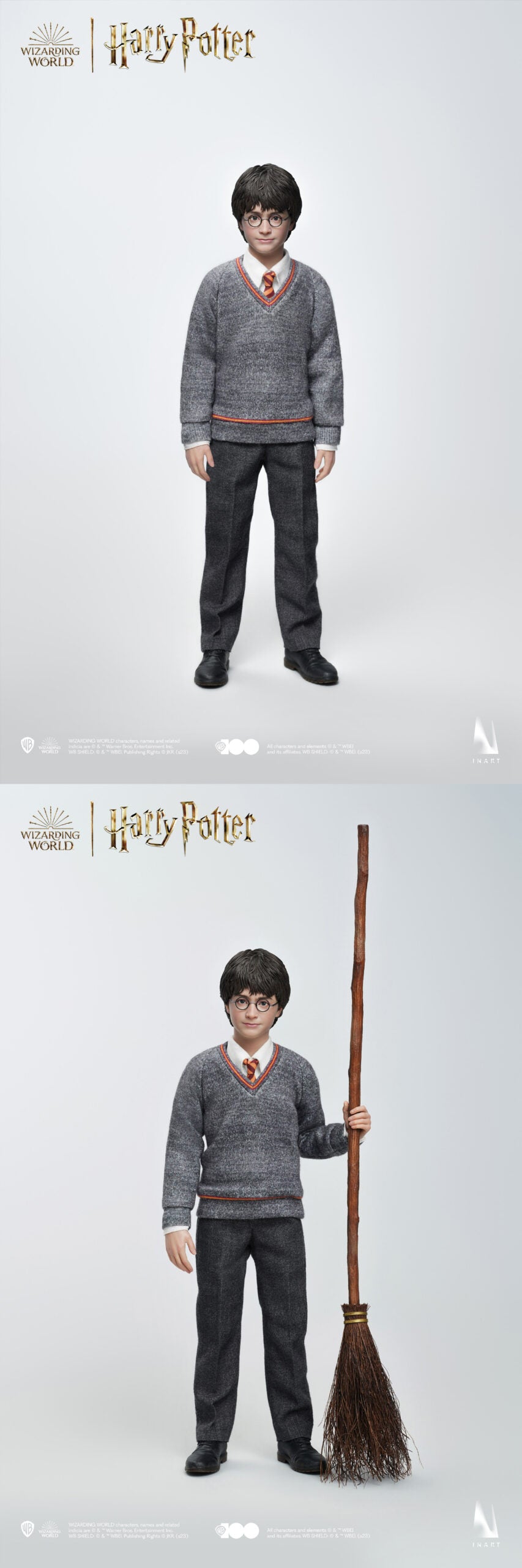 INART Harry Potter And The Sorcerer's Stone Harry Potter College Suit 1/6th Scale Collectible Figure (Premium Version)(Rooted Hair)