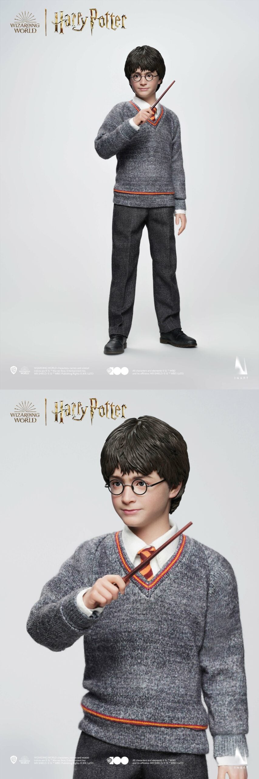 INART Harry Potter And The Sorcerer's Stone Harry Potter College Suit 1/6th Scale Collectible Figure (Premium Version)(Rooted Hair)