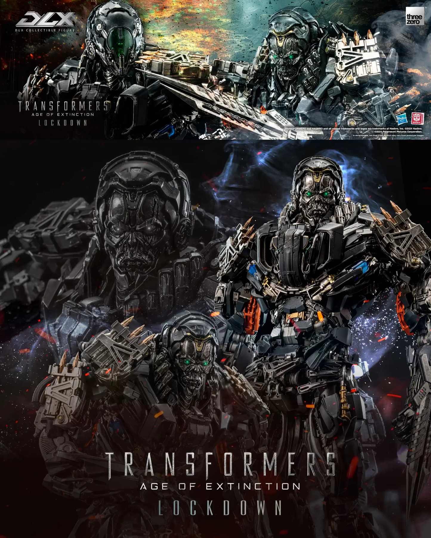 Threezero Transformers: Age of Extinction DLX Lockdown 3Z0471