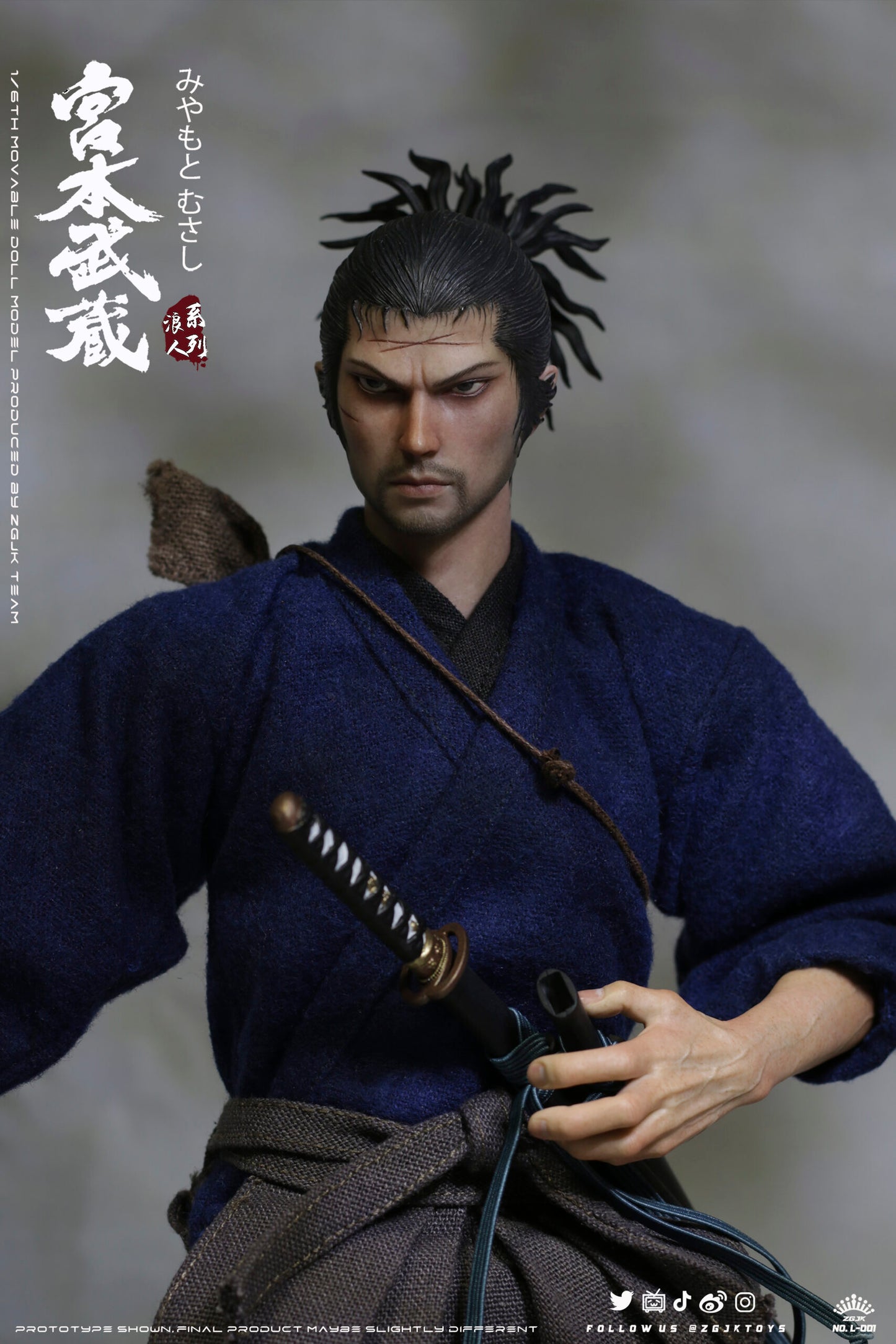 ZGJKToys 1:6 Scale Musashi Miyamoto