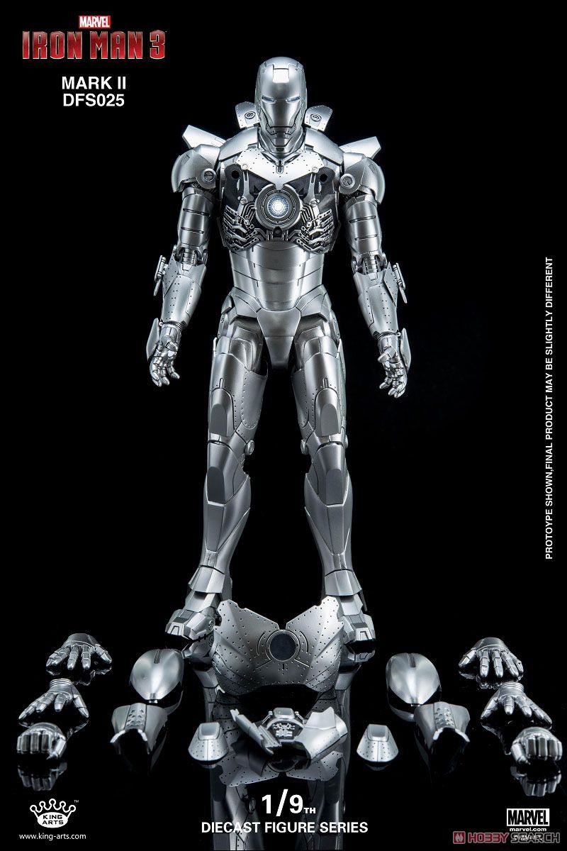 King Arts 1:9 Scale Iron Man 3 Iron Man Mark II Collectible Figure