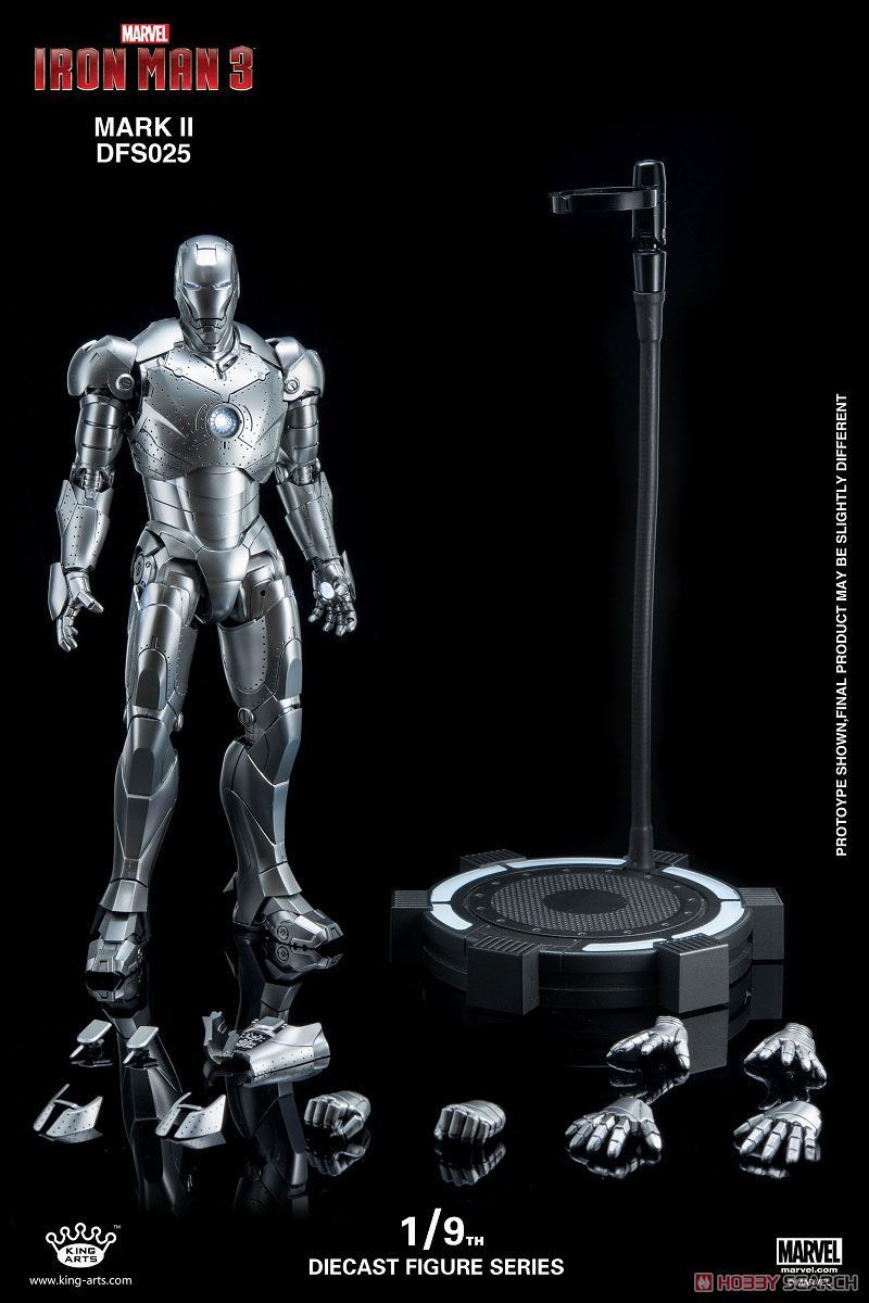 King Arts 1:9 Scale Iron Man 3 Iron Man Mark II Collectible Figure