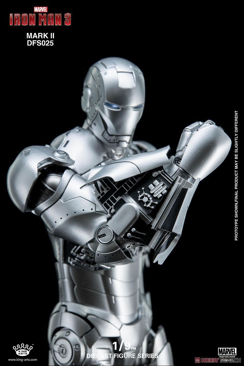 King Arts 1:9 Scale Iron Man 3 Iron Man Mark II Collectible Figure