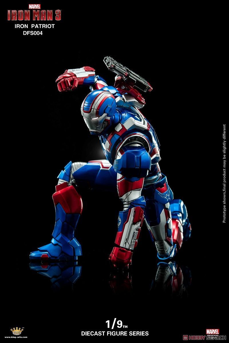 King Arts 1:9 Scale Iron Man Iron Patriot Collectible Figure