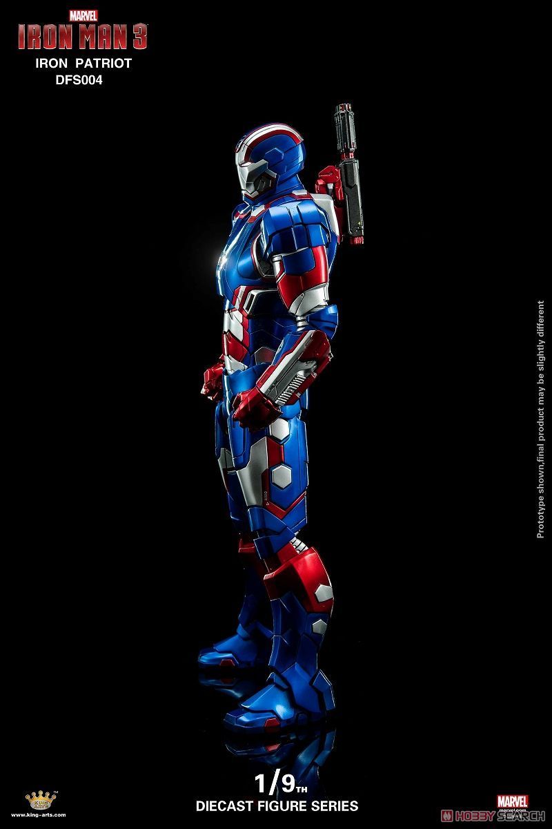 King Arts 1:9 Scale Iron Man Iron Patriot Collectible Figure