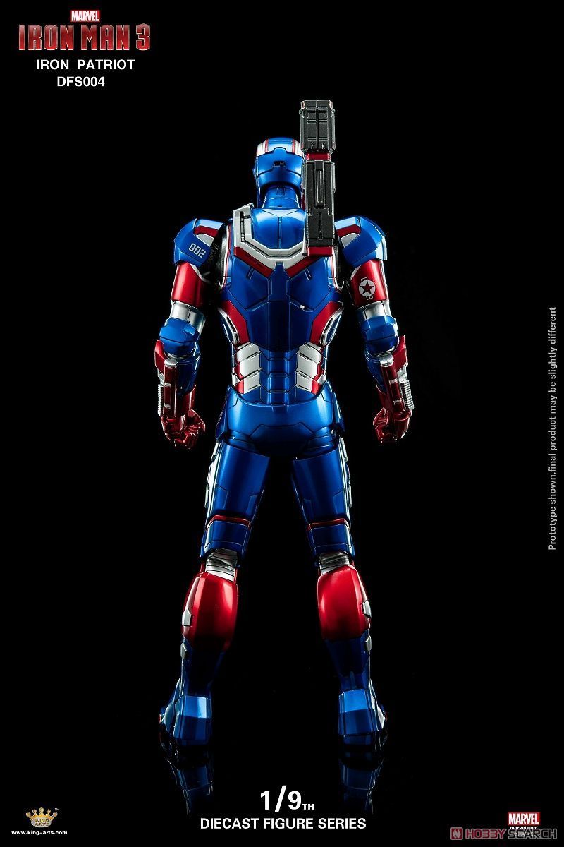 King Arts 1:9 Scale Iron Man Iron Patriot Collectible Figure