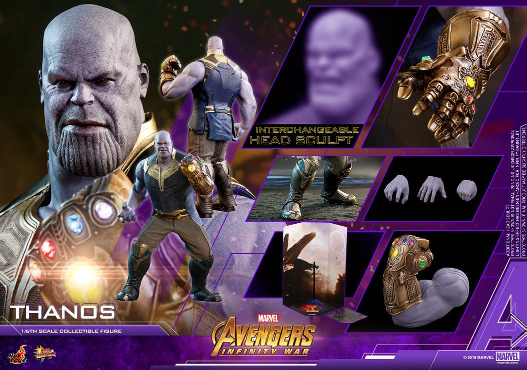 Hot Toys Avengers Infinity War Thanos MMS479