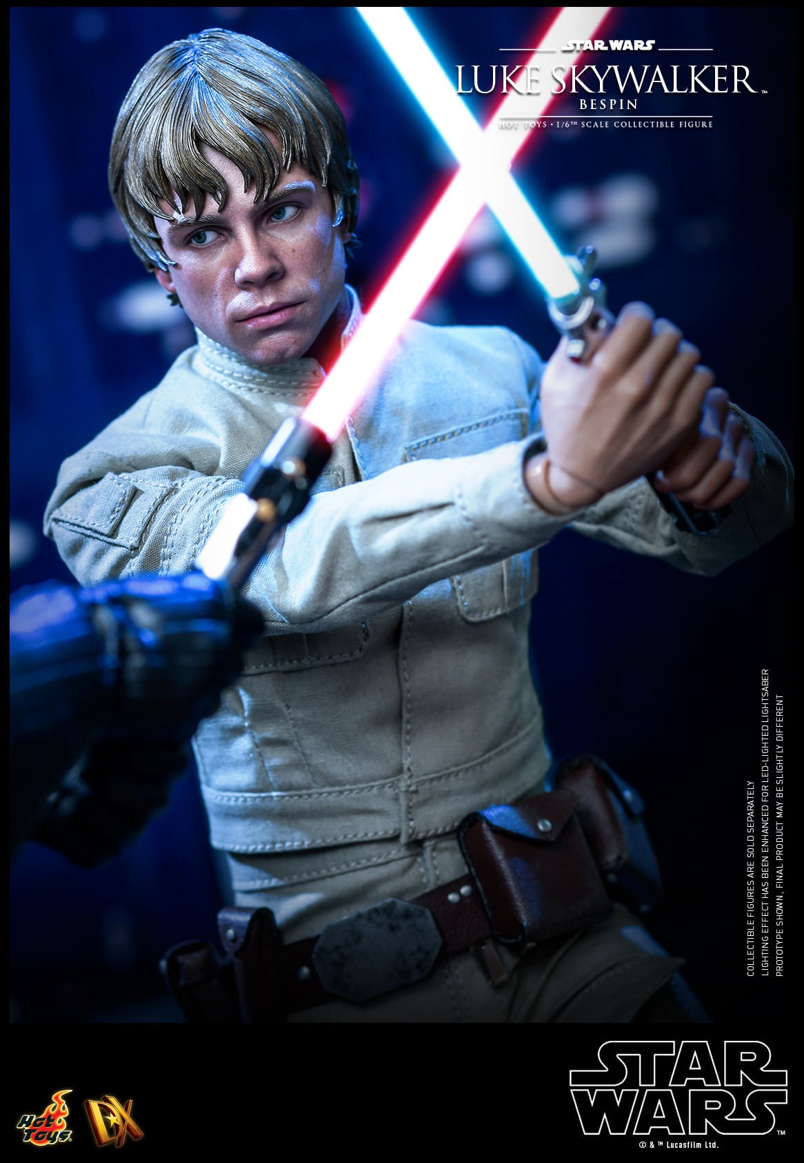 Hot Toys 1:6 Scale Star Wars : The Empire Strikes Back - Luke Skywalker ( Bespin ) Collectible Figure ( Normal Version ) DX24