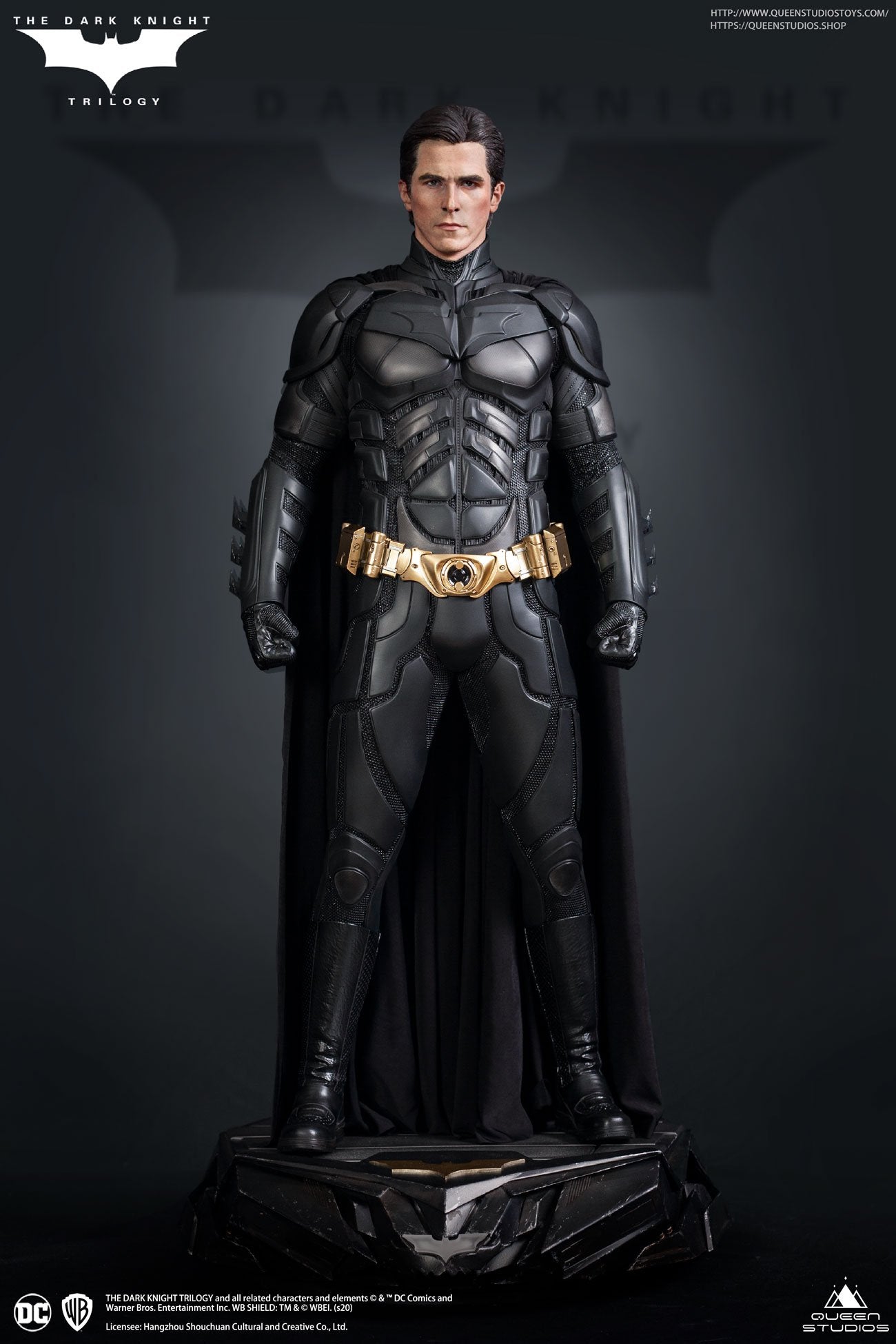 Queen Studios The Dark Knight 1:3 Scale Batman Statue (Deluxe Version) (Rooted Hair)