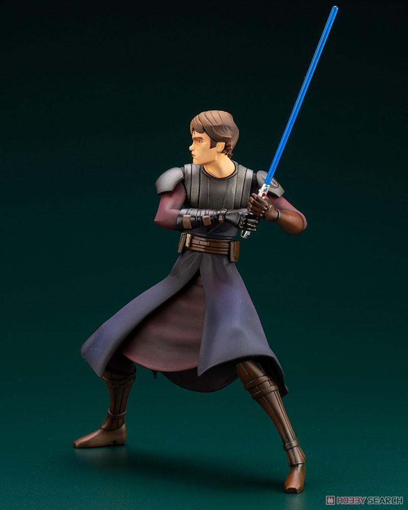 Kotobukiya Star Wars: The Clone Wars Artfx+ Anakin Skywalker - The Clone Wars Ver. 1:10 Scale Pre-Painted PVC Easy-to-Assemble Statue