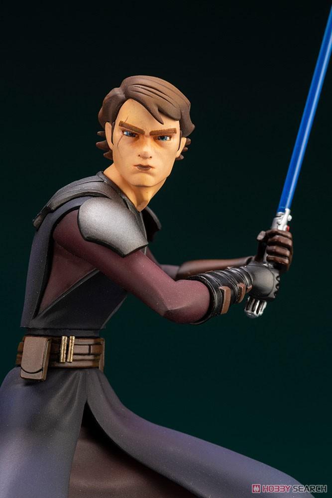 Kotobukiya Star Wars: The Clone Wars Artfx+ Anakin Skywalker - The Clone Wars Ver. 1:10 Scale Pre-Painted PVC Easy-to-Assemble Statue