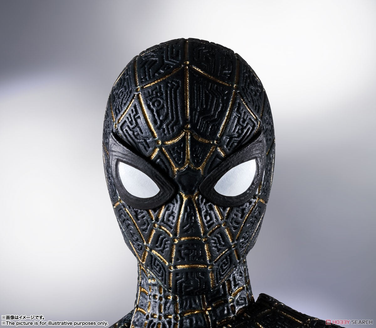 Bandai S.H.Figuarts Spider-Man ( Black &amp; Gold Suit ) ( Spider-Man : No Way Home )