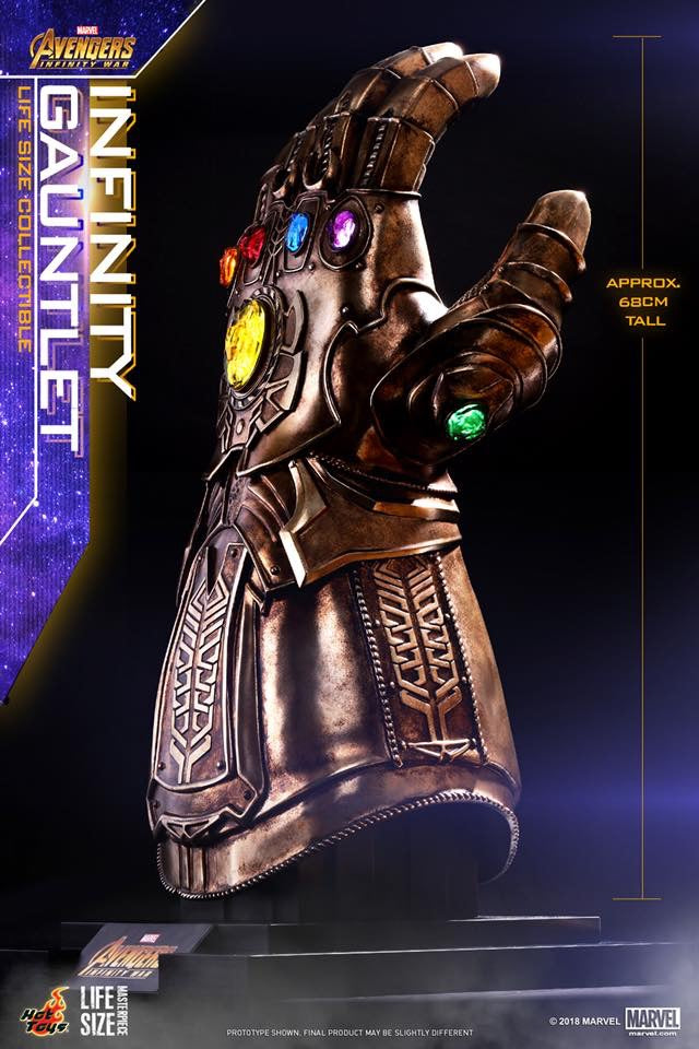 Hot Toys Avengers Infinity Wars:Infinity Gaunlet Life -Size Collectable LMS006