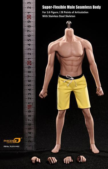 Phicen TBLeague M32 1/6 Super flexible Asia Male Seamless Body