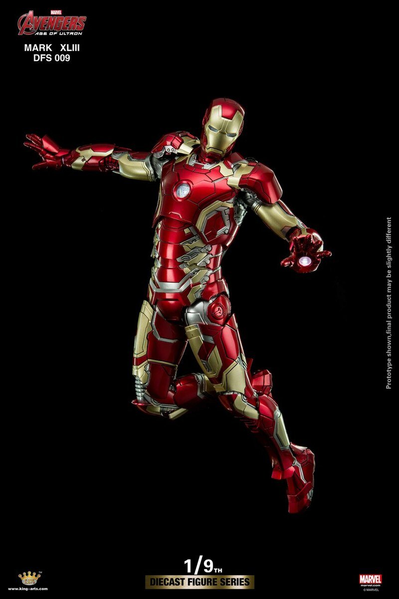 King Arts 1:9 Scale Iron Man Mark XLIII Collectible Figure