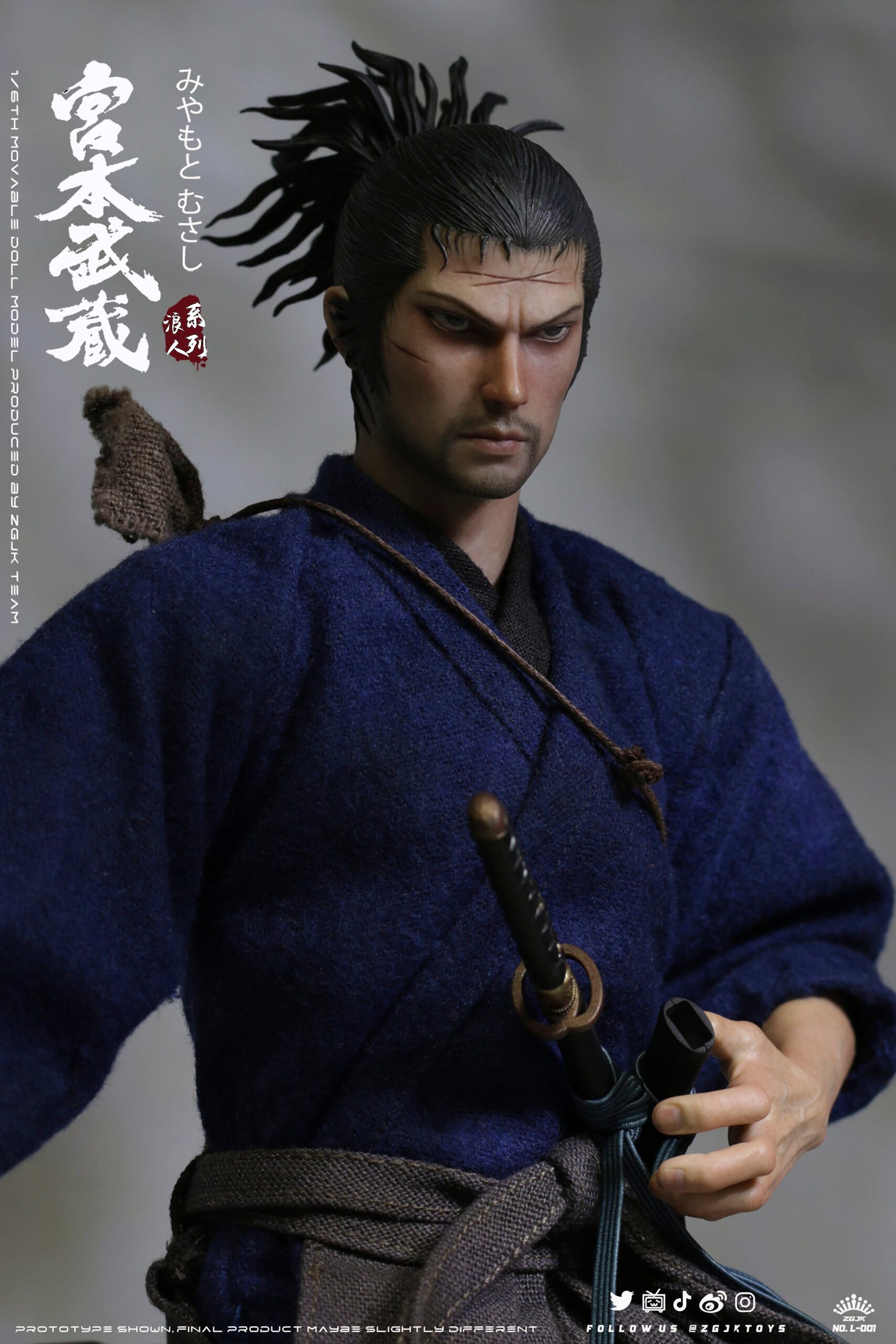 ZGJKToys 1:6 Scale Musashi Miyamoto