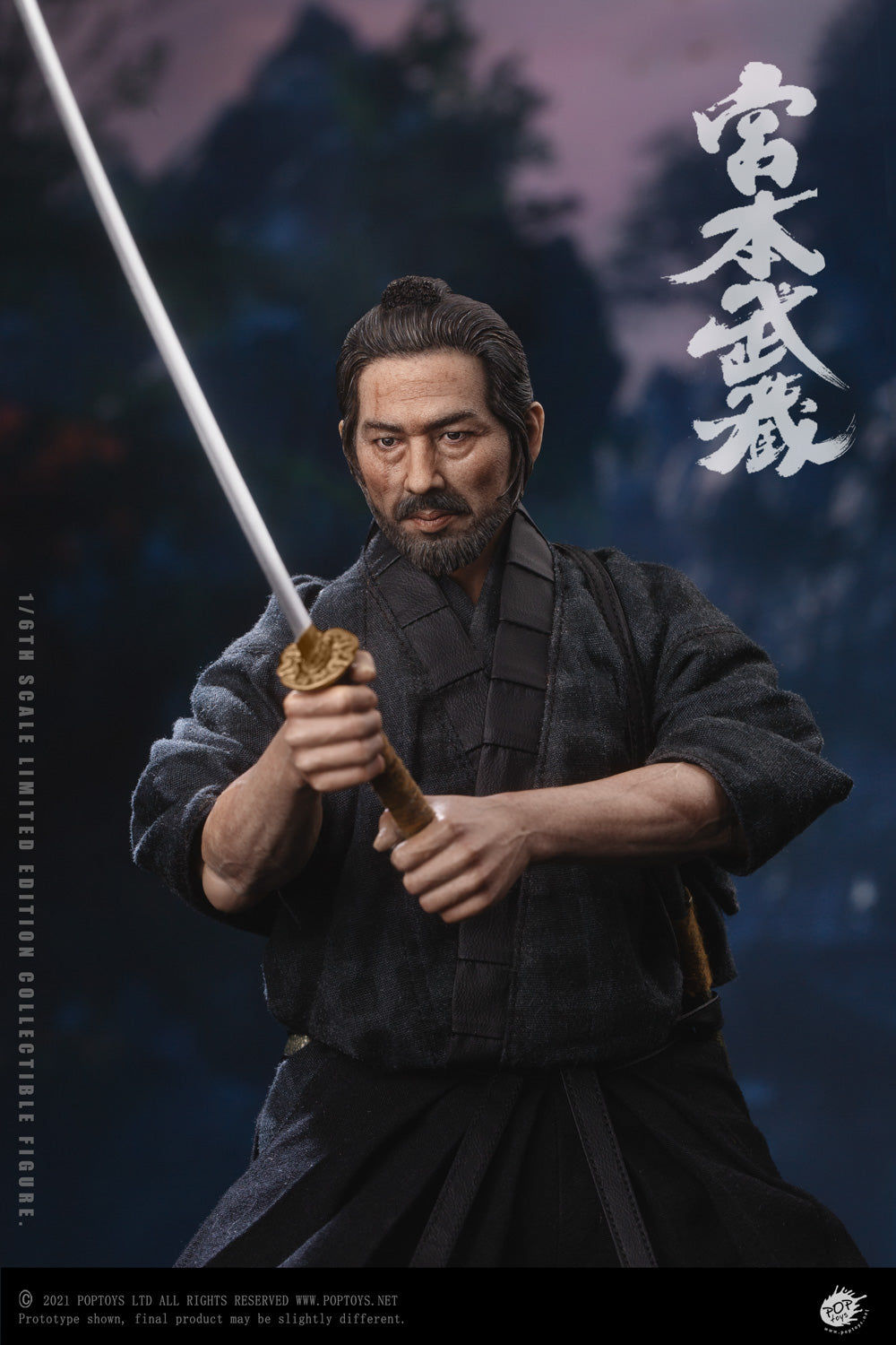 POPTOYS 1:6 Scale Miyamoto Musashi Action Figure