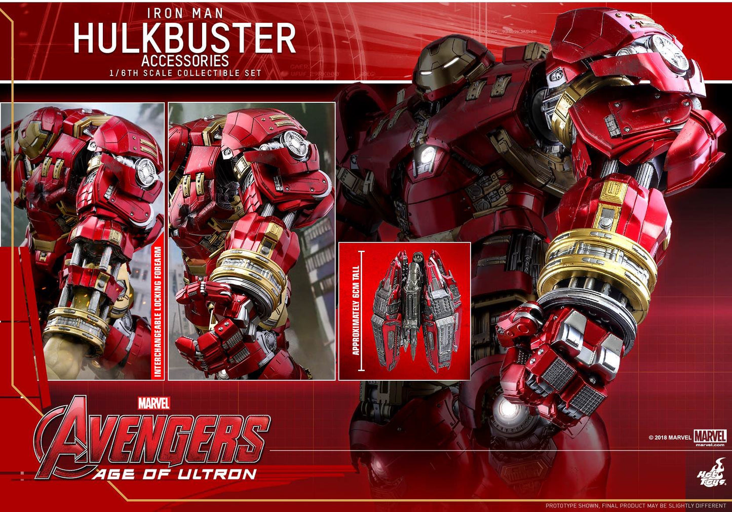 Hot Toys Avengers: Age of Ultron - Hulkbuster 1:6th scale Accessories ACS006