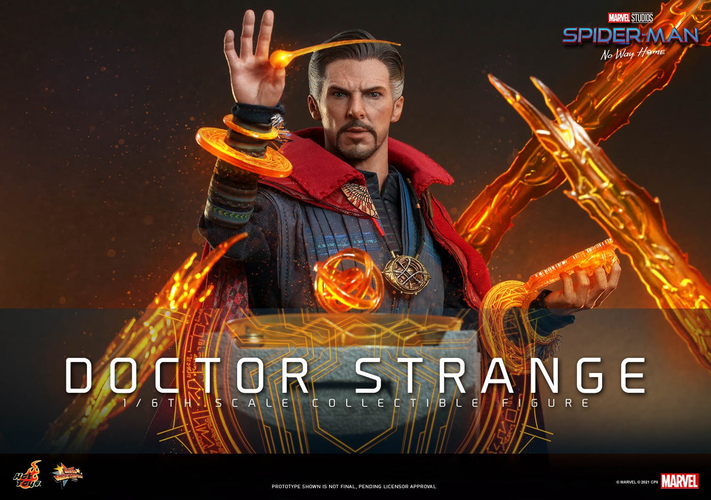 Hot Toys 1:6 Scale Spider-Man : No Way Home - Doctor Strange Collectible Figure MMS629