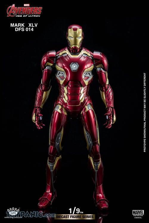 King Arts 1:9 Scale Iron Man Mark XLV Collectible Figure