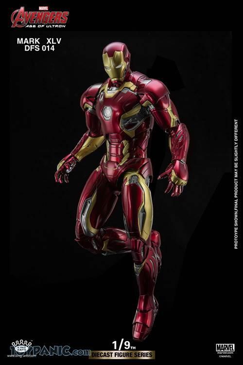 King Arts 1:9 Scale Iron Man Mark XLV Collectible Figure