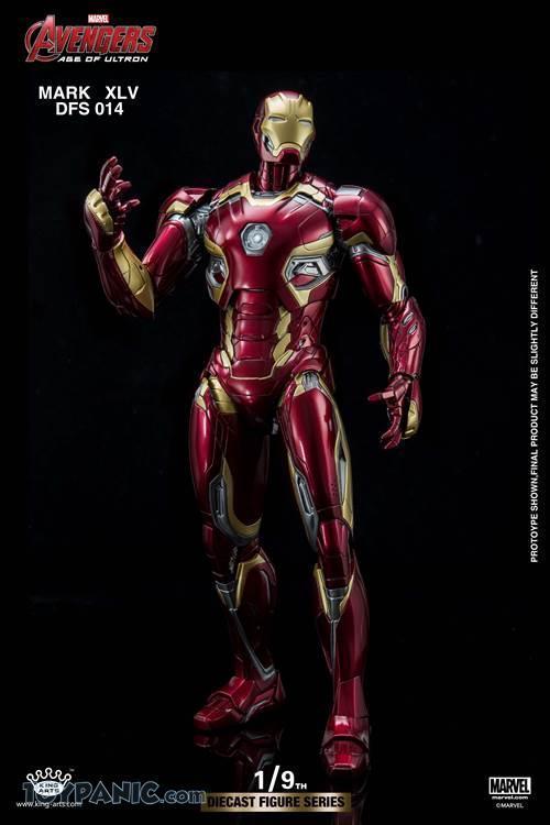 King Arts 1:9 Scale Iron Man Mark XLV Collectible Figure