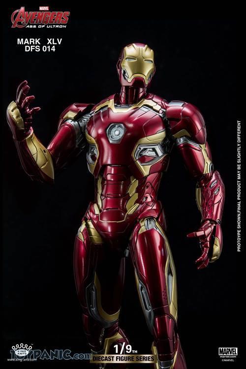 King Arts 1:9 Scale Iron Man Mark XLV Collectible Figure