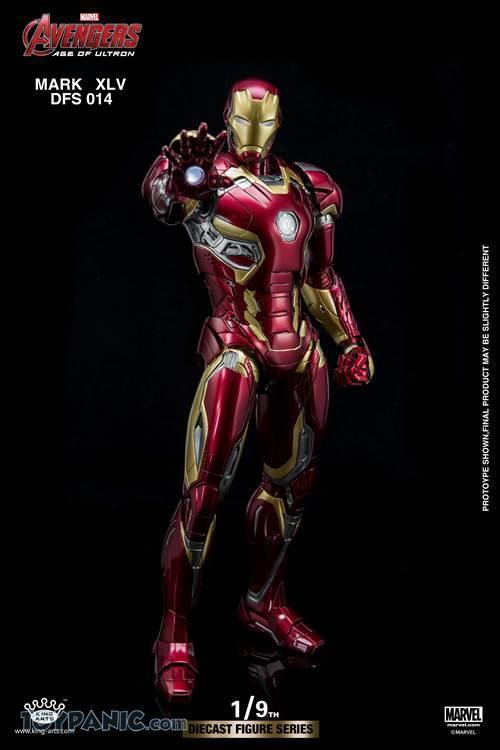 King Arts 1:9 Scale Iron Man Mark XLV Collectible Figure