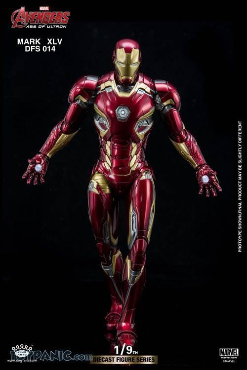 King Arts 1:9 Scale Iron Man Mark XLV Collectible Figure