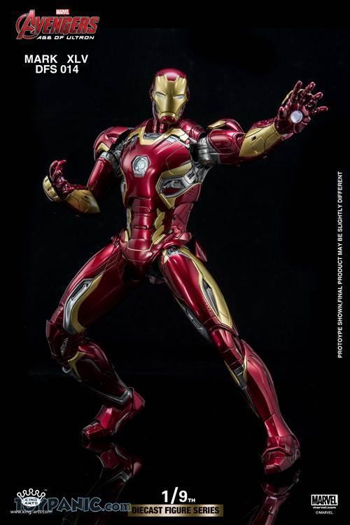 King Arts 1:9 Scale Iron Man Mark XLV Collectible Figure