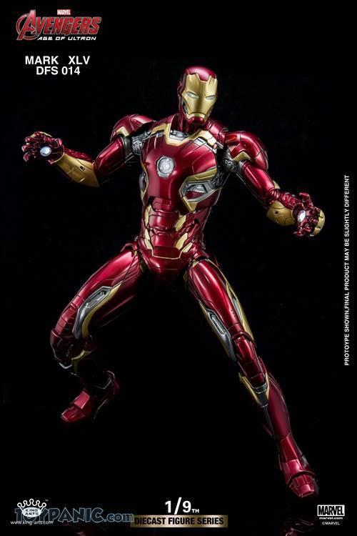 King Arts 1:9 Scale Iron Man Mark XLV Collectible Figure