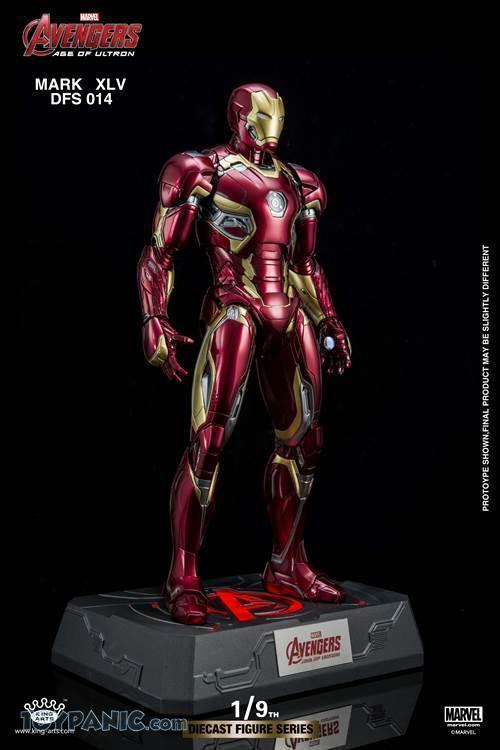 King Arts 1:9 Scale Iron Man Mark XLV Collectible Figure