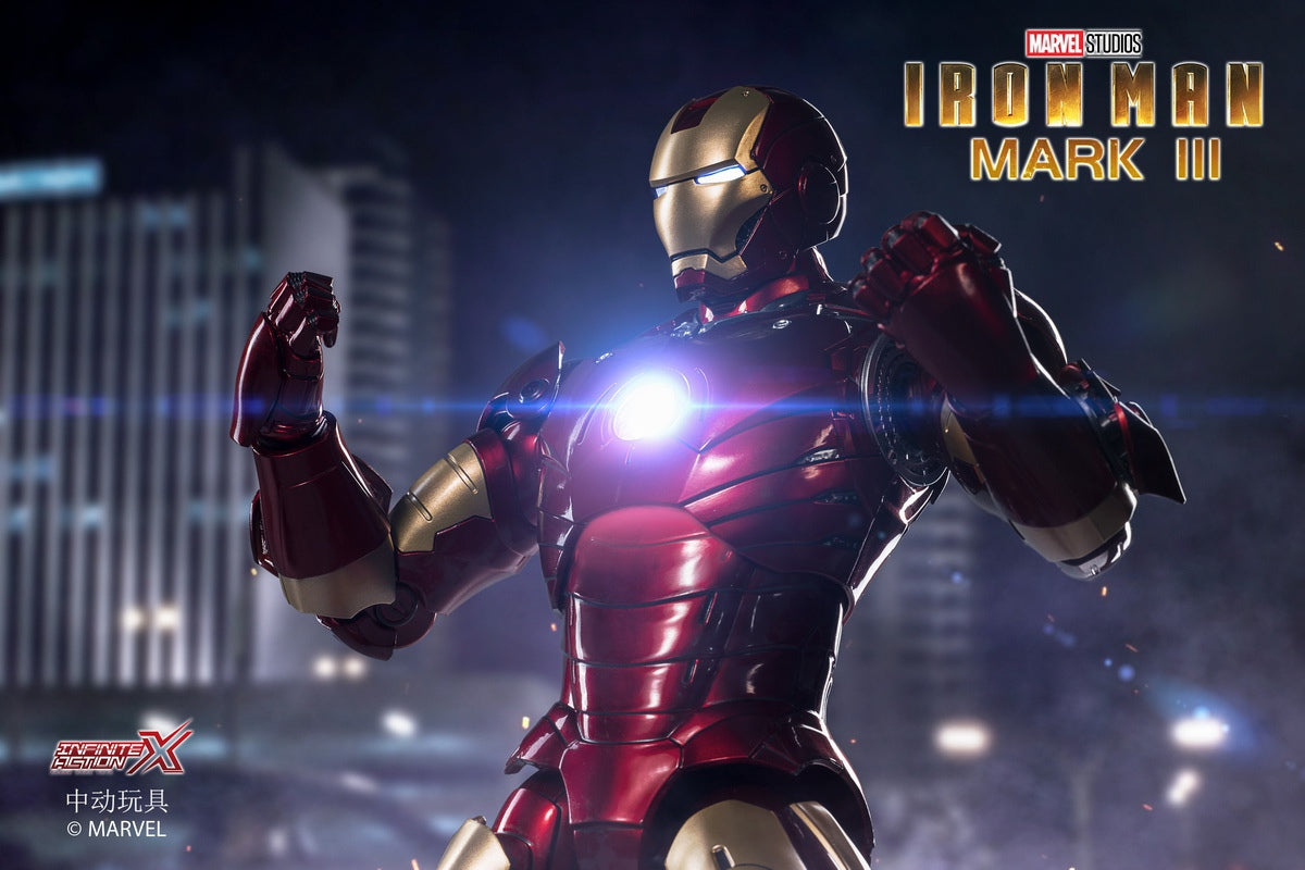 ZD Toys Iron Man Mark III 1:5 Scale Collectible Figure (With Light Up Function)