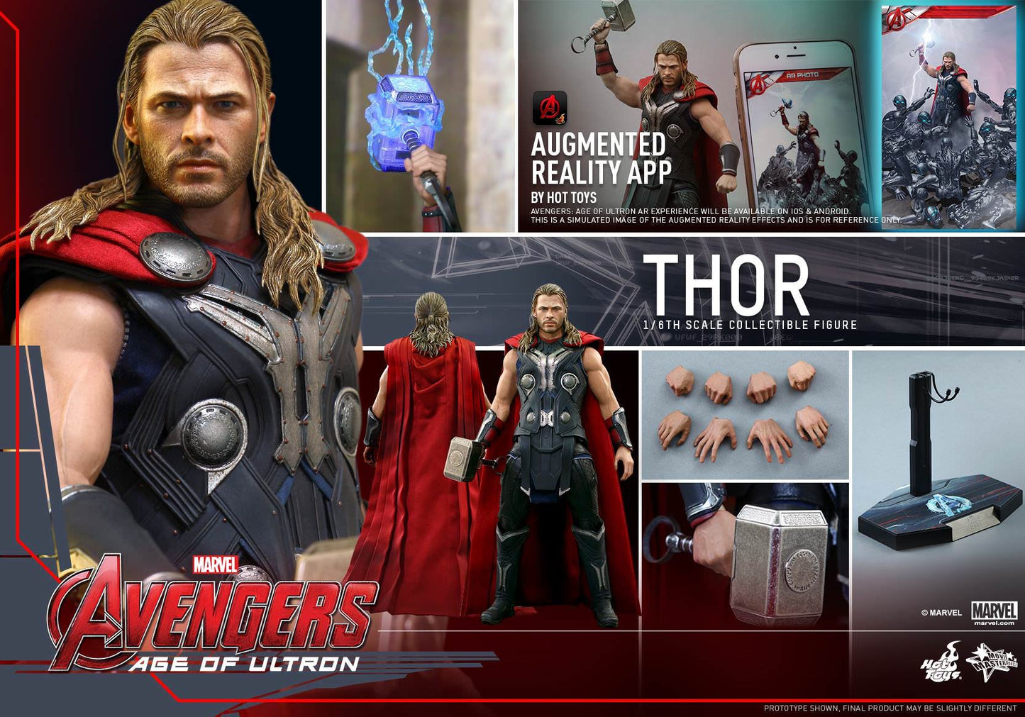 Hot Toys Avengers: Age of Ultron - Thor MMS306