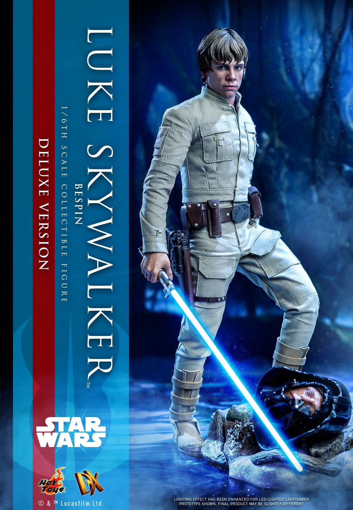 Hot Toys 1:6 Scale Star Wars : The Empire Strikes Back - Luke Skywalker ( Bespin ) Collectible Figure ( Deluxe Version ) DX25