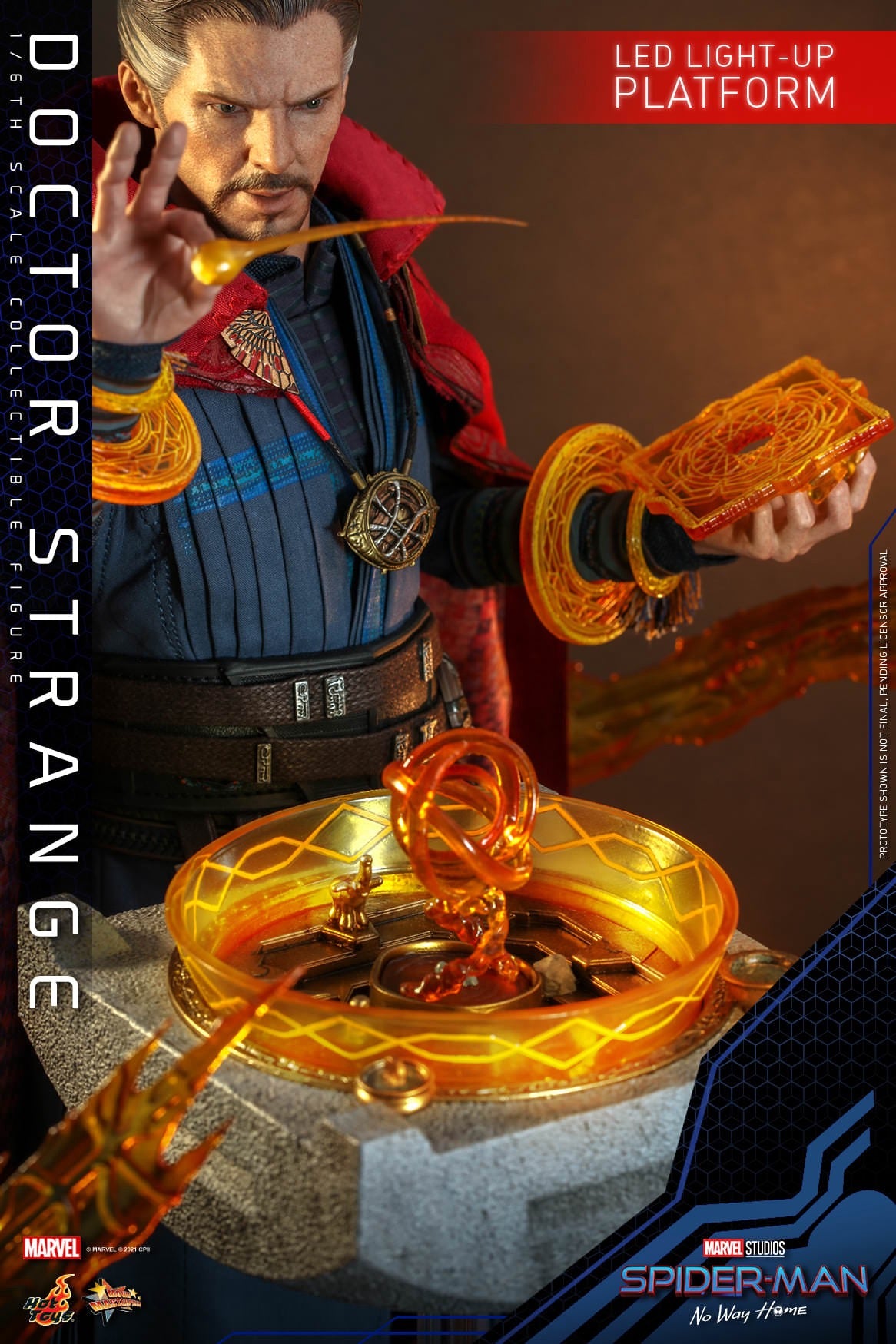 Hot Toys 1:6 Scale Spider-Man : No Way Home - Doctor Strange Collectible Figure MMS629