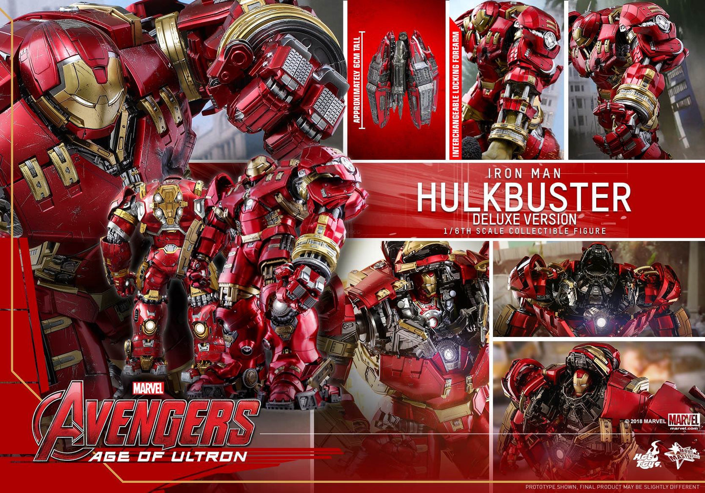 Hot Toys Avengers: Age of Ultron ---- Hulkbuster (Deluxe Version) MMS510