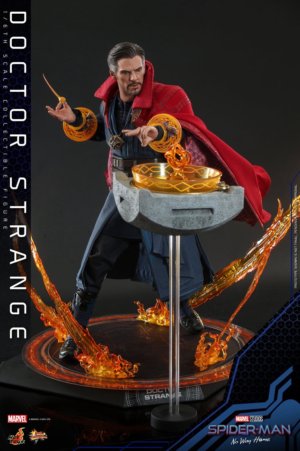 Hot Toys 1:6 Scale Spider-Man : No Way Home - Doctor Strange Collectible Figure MMS629