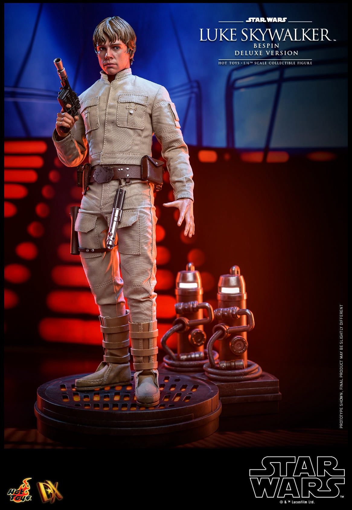 Hot Toys 1:6 Scale Star Wars : The Empire Strikes Back - Luke Skywalker ( Bespin ) Collectible Figure ( Deluxe Version ) DX25