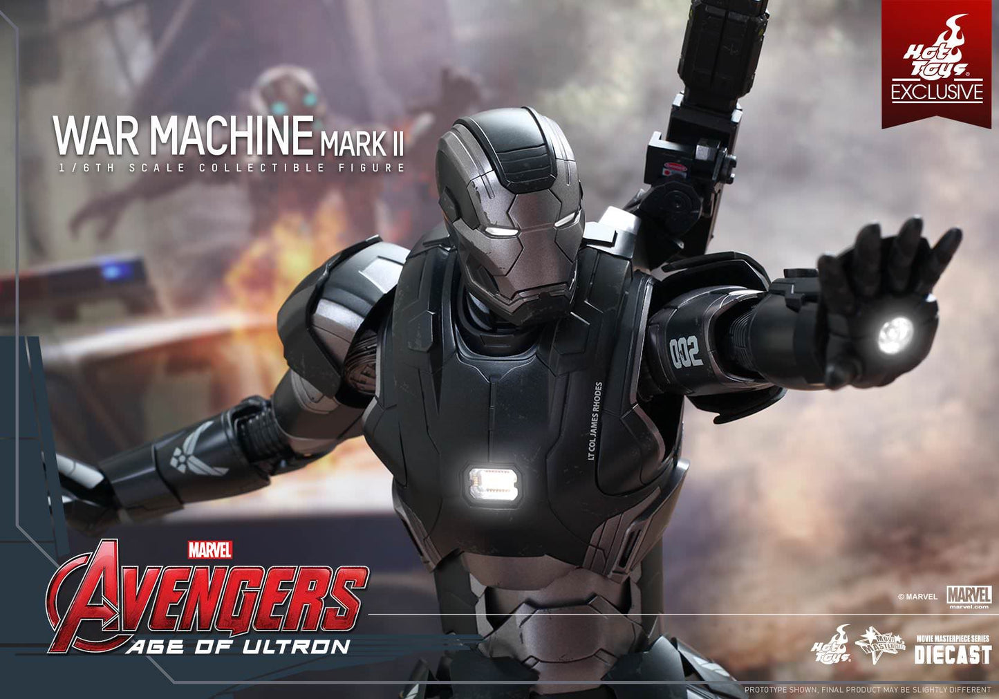 Hot Toys Avengers: Age of Ultron : War Machine Mark II MMS290D10