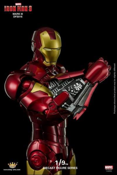 King Arts 1:9 Scale Iron Man 3 Iron Man Mark III Collectible Figure