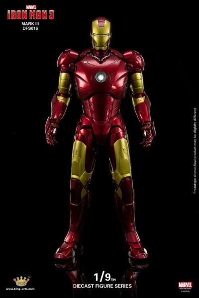 King Arts 1:9 Scale Iron Man 3 Iron Man Mark III Collectible Figure