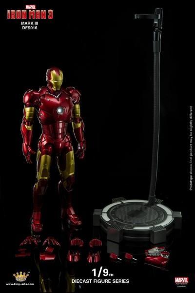 King Arts 1:9 Scale Iron Man 3 Iron Man Mark III Collectible Figure