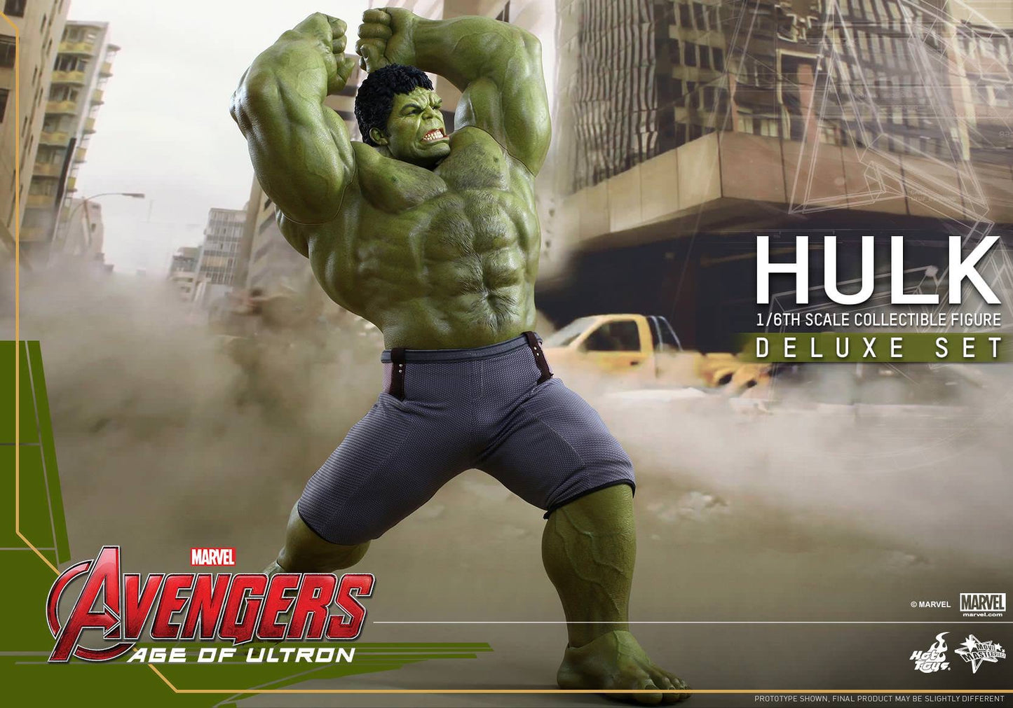 Hot Toys Avengers: Age Of Ultron Hulk Deluxe Collectible Set MMS287