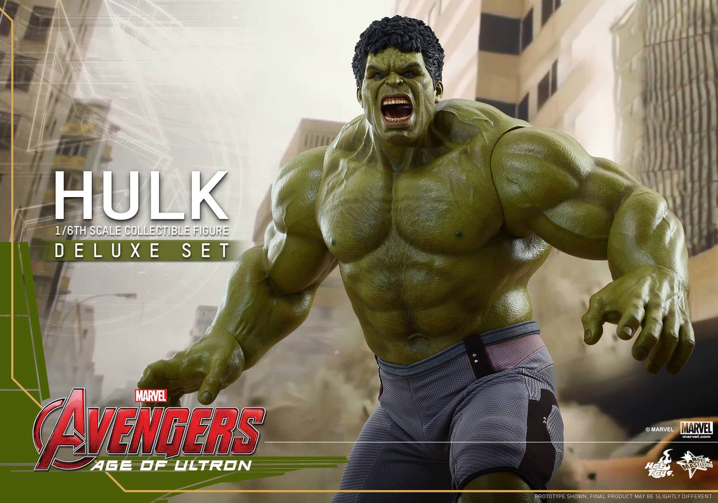 Hot Toys Avengers: Age Of Ultron Hulk Deluxe Collectible Set MMS287