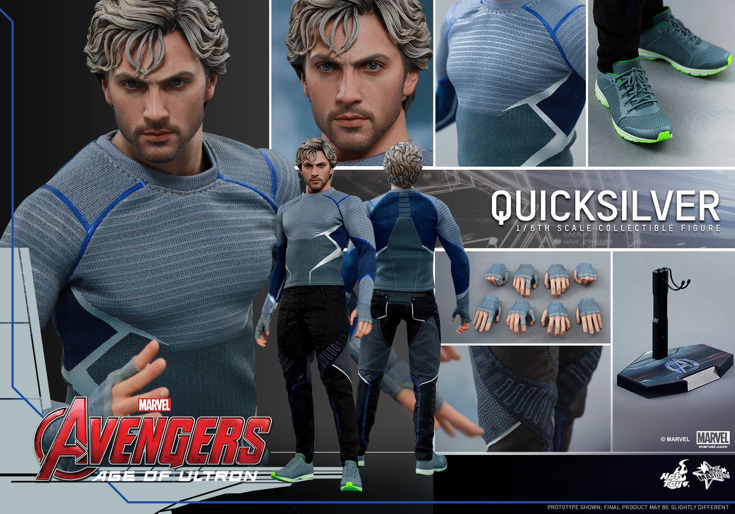 Hot Toys Avengers: Age of Ultron Quicksilver MMS302