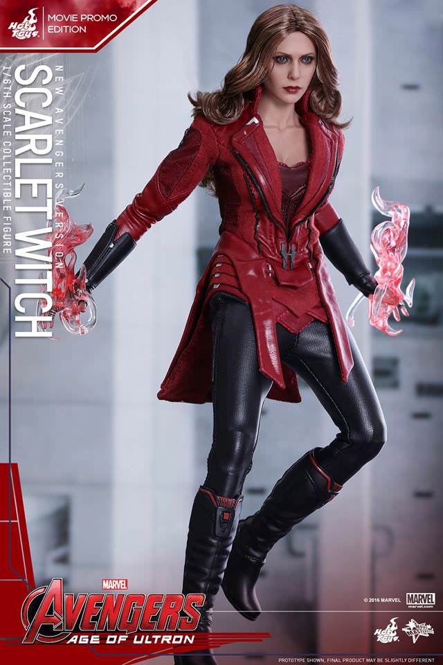 Hot Toys Avengers: Age of Ultron Scarlet Witch (New Avengers Version) Movie Promo Edition MMS357