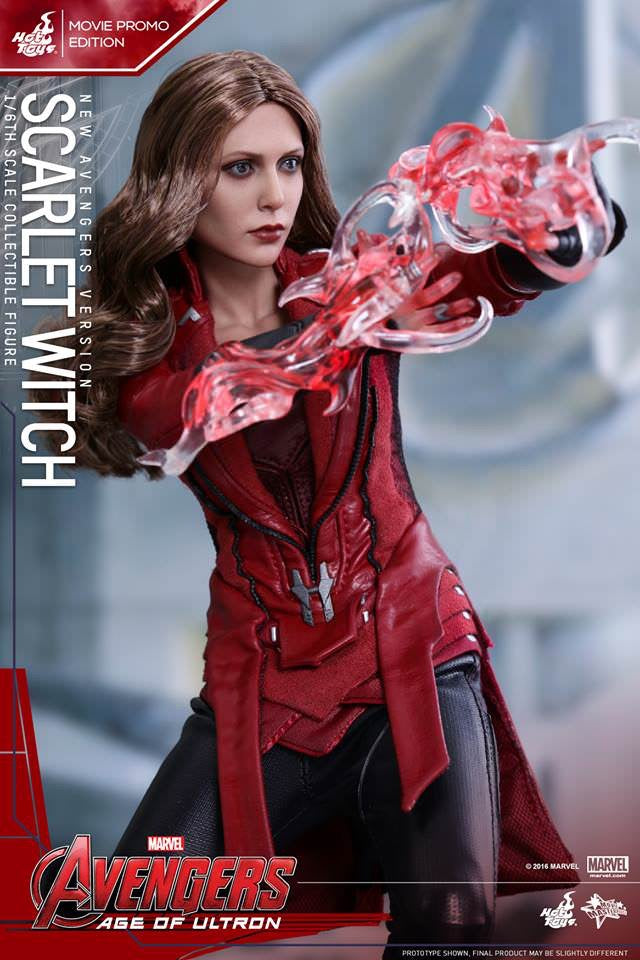 Hot Toys Avengers: Age of Ultron Scarlet Witch (New Avengers Version) Movie Promo Edition MMS357