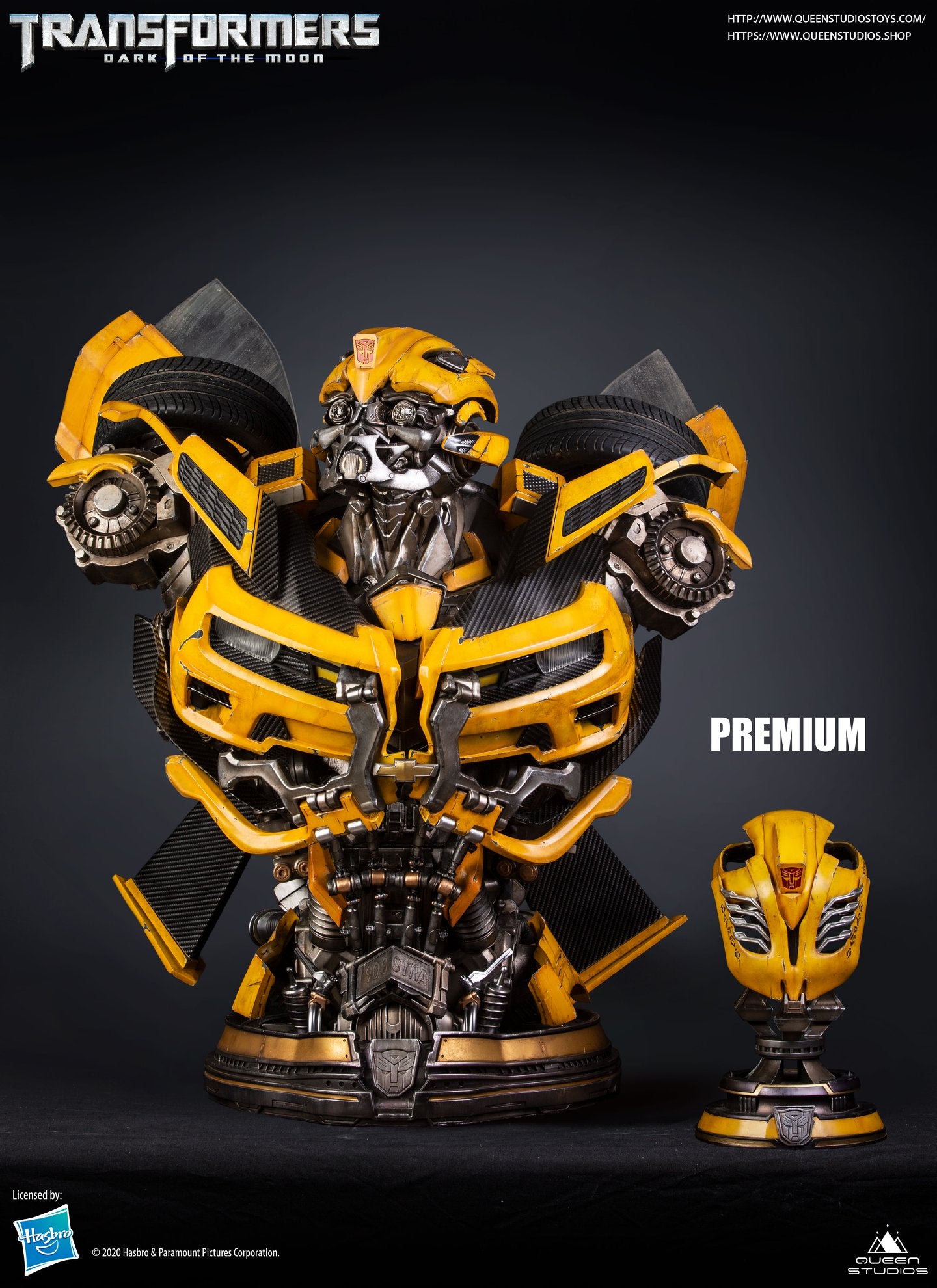 Queen Studios Ultimate Scale Bumblebee Bust (Exclusive Version)